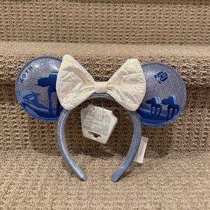 Star Wars Blue and White Ear Headband
